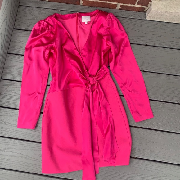 cinq a sept Layne Faux Wrap Mini Dress - Picture 2 of 14